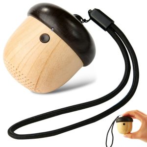 Acorn Shape Portable Bluetooth Mini Speaker with Mic