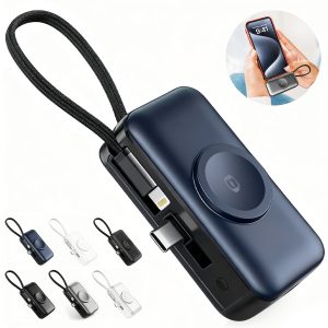 5000mAh 3-in-1 Magnetic Wireless Power Bank