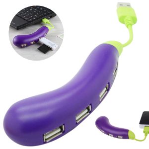 Fruit Shape 4-Port USB Hub Set for Laptop & PC