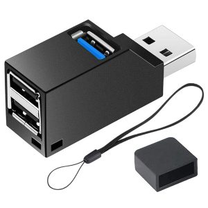 3-Port USB Hub Splitter High-Speed 5Gbps Adapter