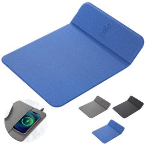 15W Wireless Charging Mouse Pad with Phone Stand