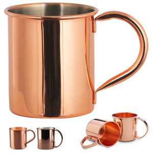 17Oz. Copper Moscow Mule Mug for Beverages