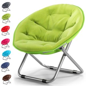 Comfortable Folding Padded Moon Chair for Lounging