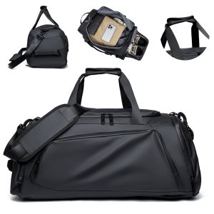 45L Versatile Travel Duffel Bag with Backpack Straps