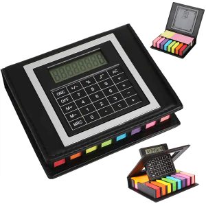 Executive Calculator & Notebook Organizer with Flags