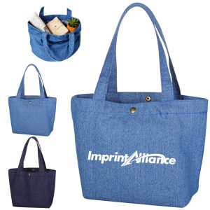 Classic Heavy Duty Denim Cotton Canvas Tote Bag Shopper