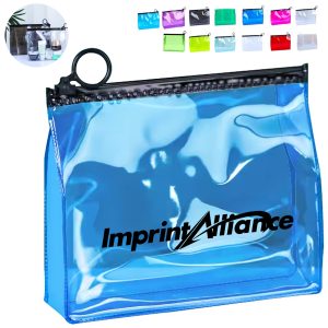 Translucent Vinyl Slider Pouch With Wrist Strap