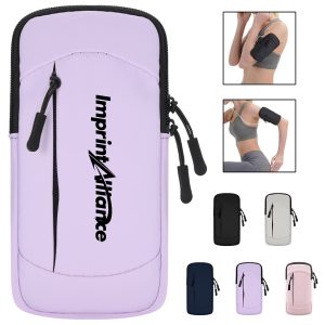 Functional Dual Pocket Sports Running Armband Phone Pouch