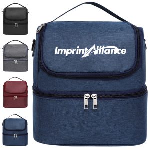 Large Capacity Double-Layer Insulated Baby Bottle Cooler Bag