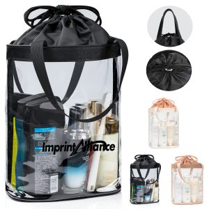 Stadium Approved Clear PVC Travel Cosmetic Tote Bag