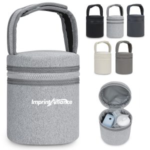 Portable Insulated Neoprene Baby Bottle Cooler Carrier Bag