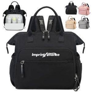 Waterproof Anti-Theft Diaper Backpack W/ USB Charging Port