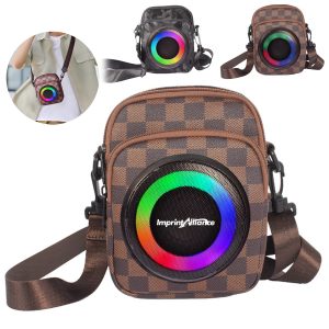 Solar Powered Bluetooth Speaker Waist Bag With Power Bank