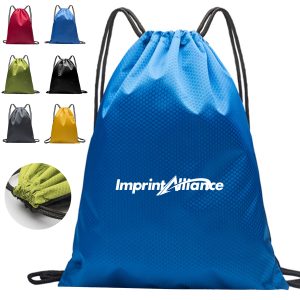 Water Resistant Oxford Sport Drawstring Cinch Backpack