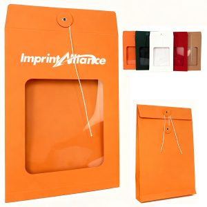 Premium Windowed Kraft Paper Gift Tote Bag