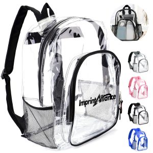 Clear PVC Mini Backpack Stadium Security Transparent Bag