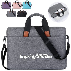 15.6 Inch Slim Water-Resistant Laptop Briefcase Shoulder Bag