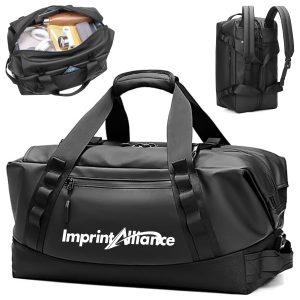 Convertible 3-In-1 Dry Wet Separation Gym Duffel Backpack