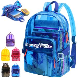 Clear PVC Security Compliant Student Backpack School Bag