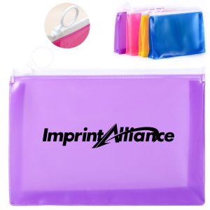 EVA Slider Zipper Cosmetic Pouch Waterproof Toiletry Bag