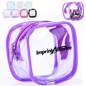 Clear PVC Waterproof Lipstick & Toy Storage Zipper Pouch