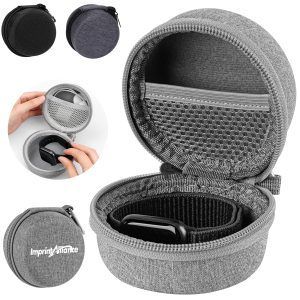 Portable Shockproof EVA Travel Watch Case With Carabiner