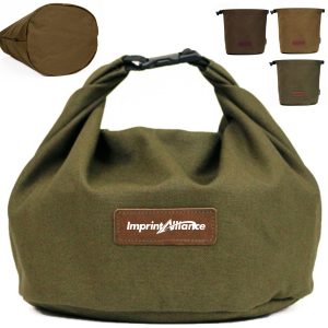 Canvas Utility Tote Bag Outdoor Camping Lunch Carrier