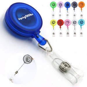 Retractable Badge Reel Holder with Clip