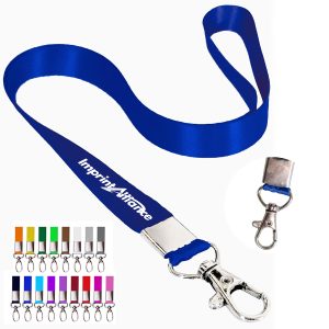 Custom Polyester Lanyard with Metal Swivel Hook