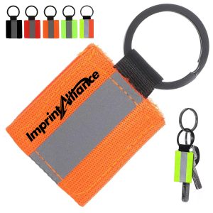 Reflective Safety Keychain Tag