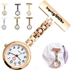 Quartz Nurse Clip Watch