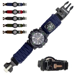 Outdoor Survival Paracord Watch