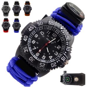 Outdoor  Paracord Survival Watch