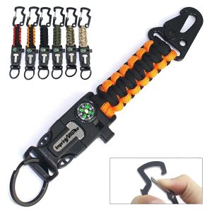 Outdoor Paracord Survival Keychain