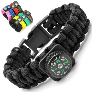 Outdoor Survival Paracord Bracelet