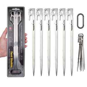 Aluminum Alloy Tent Stakes Set