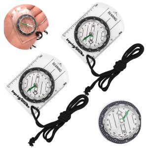 Portable Baseplate Compass with Ruler