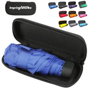 37" Mini Pocket Folding Umbrella with Carrying Case