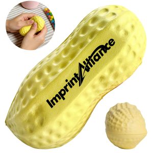 Peanut PU Foam Stress Reliever Squeeze Toy