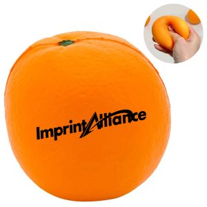 Orange Fruit Citrus PU Foam Stress Reliever Squeeze Toy