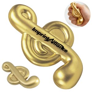 Music Note Treble Clef PU Foam Stress Reliever Toy