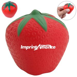Strawberry Fruit PU Foam Stress Reliever Toy