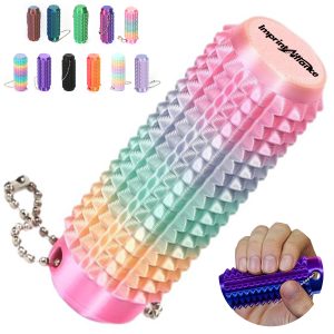 Spiky Tactile Sensory Fidget Grippie Stim Keychain