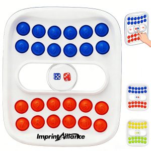 Interactive Math Pop Fidget Board Game With Dice