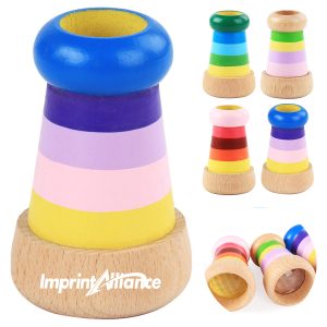 Wooden Polyprism Kaleidoscope Sensory Lens Toy