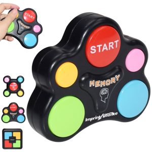Electronic LED Memory Training Handheld Game Console
