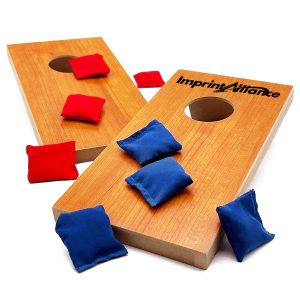 Wooden Mini Desktop Cornhole Bean Bag Toss Game Set