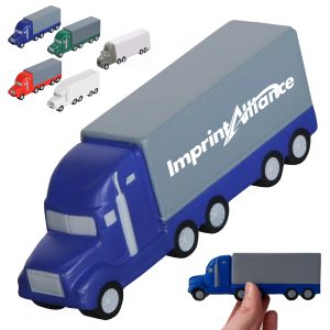 PU Foam Semi Truck Trailer Stress Reliever Toy