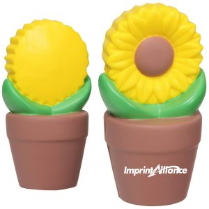 Sunny Potted Sunflower PU Foam Stress Reliever Toy