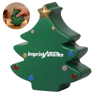 Christmas Tree Shaped PU Foam Stress Reliever Toy